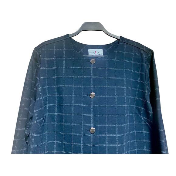 Isaac Mizrahi Blazer Jacket Women's Size XL Black Button Up With Pockets - Picture 3 of 8